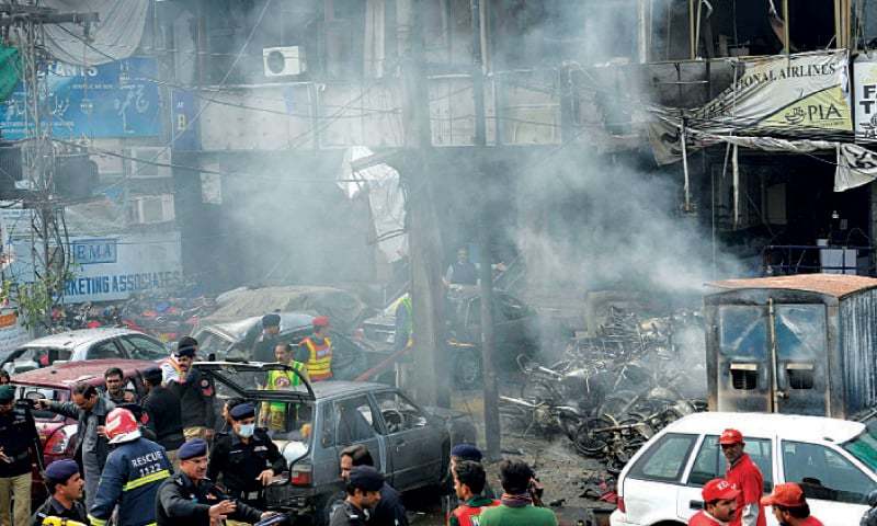 Blast leaves behind a trail of grief and misery